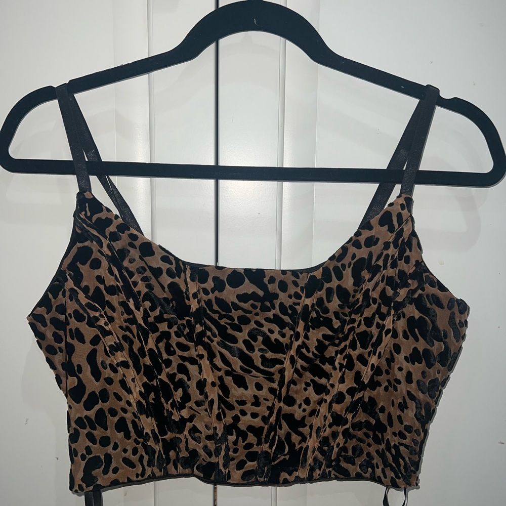 Leopard corset from windsor
